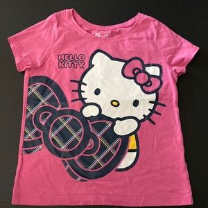 Girls hello kitty T-shirt, pink